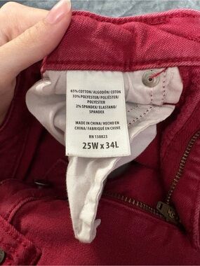 Shyanne Red Flare Jeans